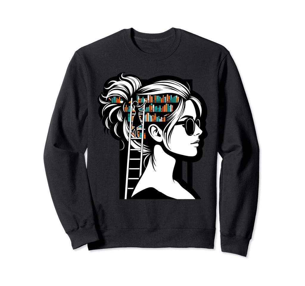 Bookworm Book Nerd Librarian Gifts Sweatshirt - Trendy Graphic Men Women - T-Shirt, Sweatshirt, Hoodie