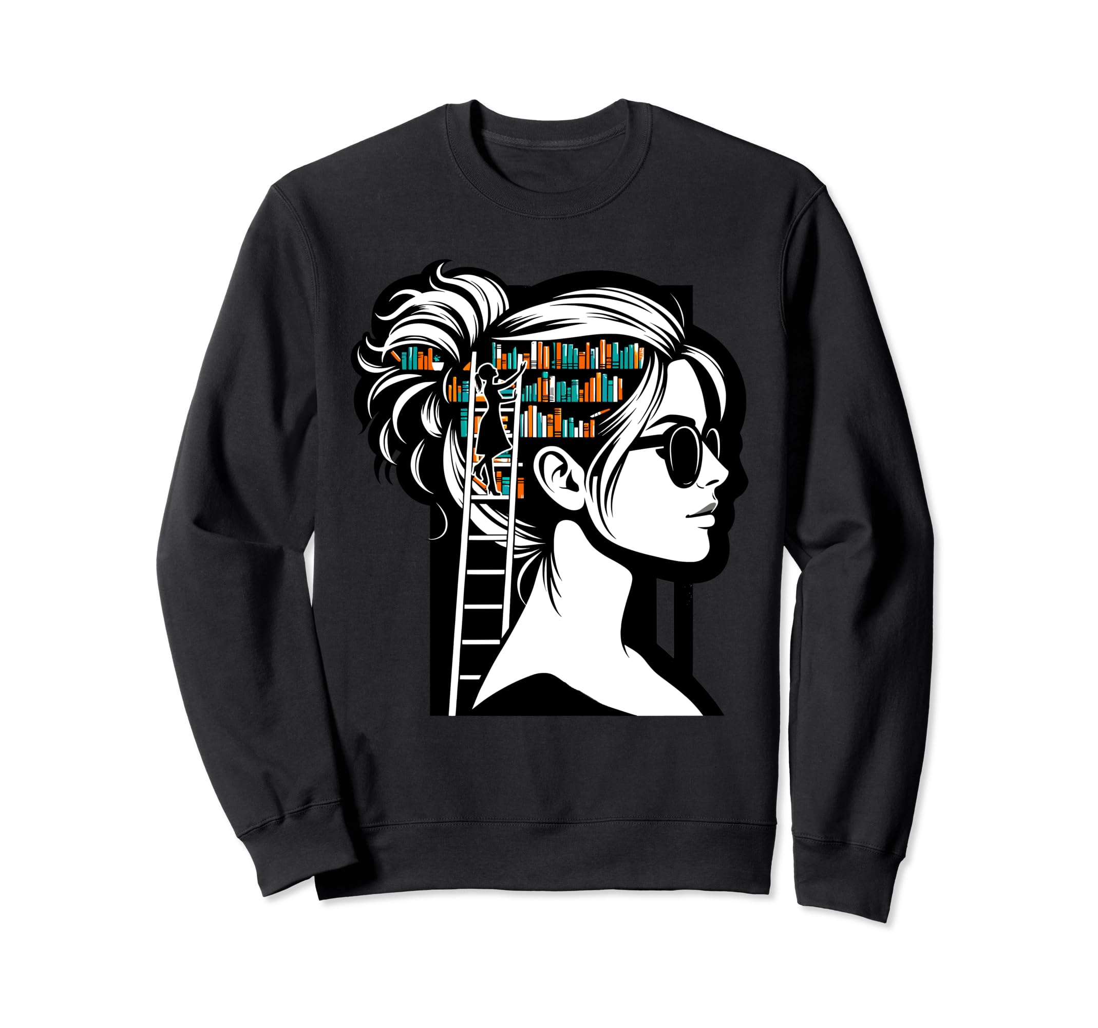 Bookworm Book Nerd Librarian Gifts Sweatshirt - Trendy Graphic Men Women - T-Shirt, Sweatshirt, Hoodie