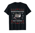 Overstimulated But Festive Possum Ugly T-Shirt - Trendy Graphic for Adults - T-Shirt, Sweatshirt, Hoodie