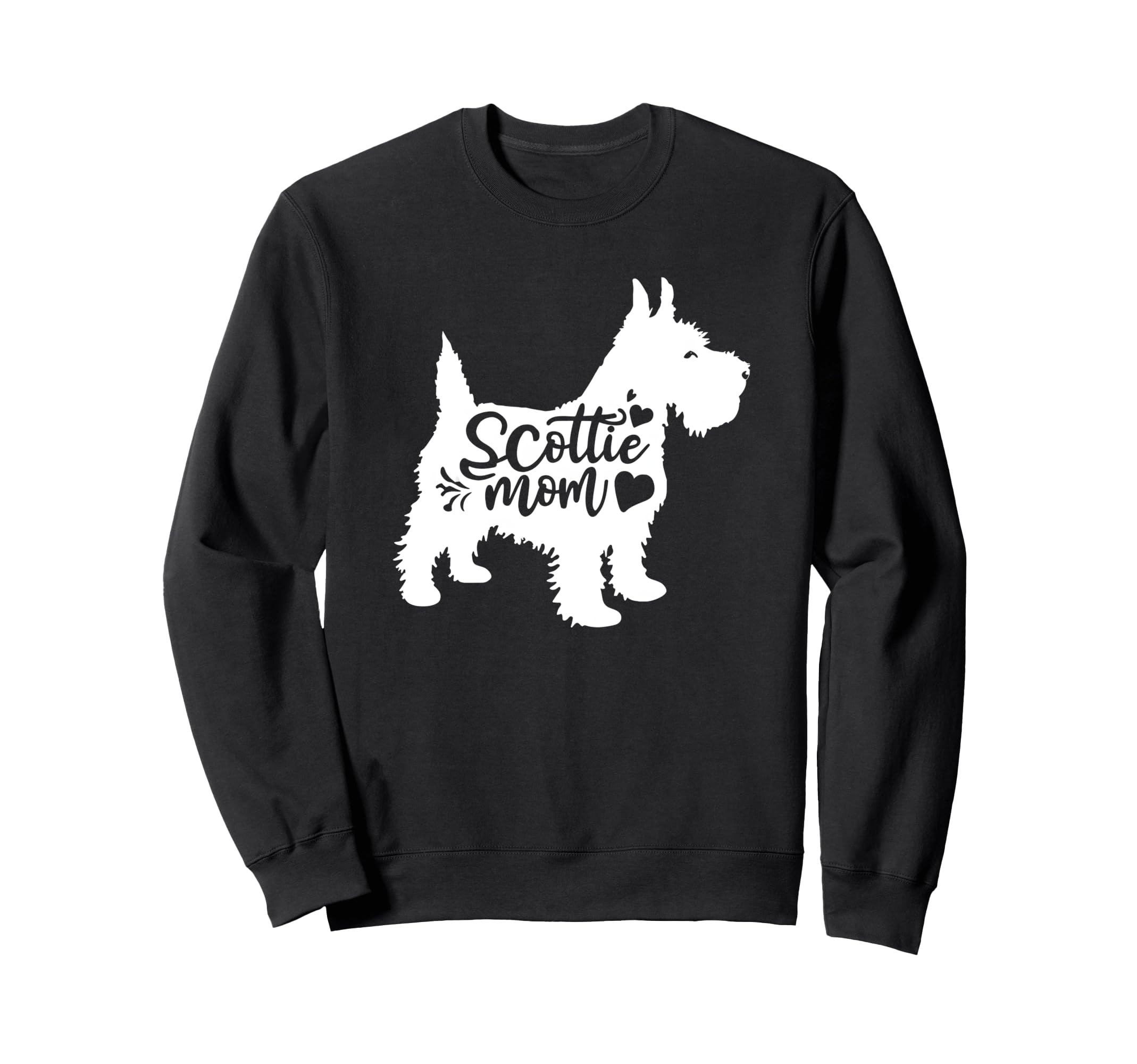 Scottie Mom Womens Scottish Terrier Dog Sweatshirt - Graphic Print Unisex - T-Shirt, Sweatshirt, Hoodie