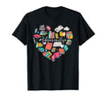 Librarian Life Valentines Day T-Shirt - Unique Graphic Men Women - T-Shirt, Sweatshirt, Hoodie