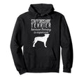 Staffordshire Terrier Because Therapy Hoodie - Unique Graphic for Adults - T-Shirt, Sweatshirt, Hoodie