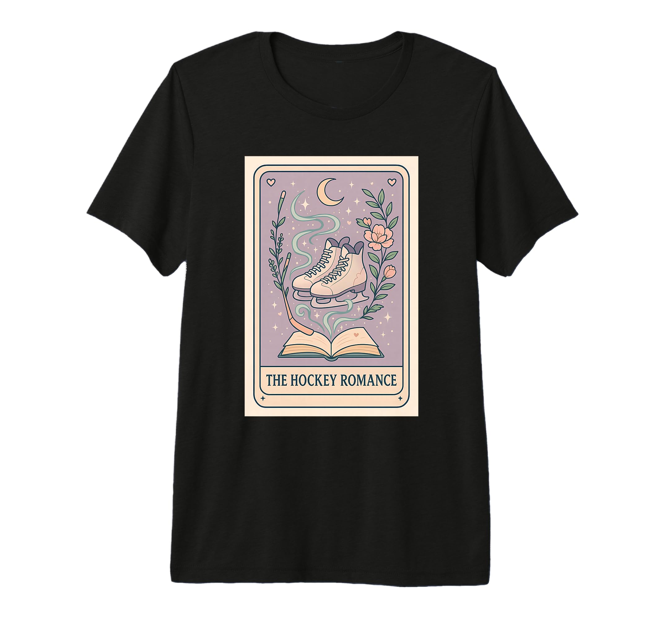 Hockey Romance Tarot Card Books Reader T-Shirt - Trendy Graphic Men Women - T-Shirt, Sweatshirt, Hoodie
