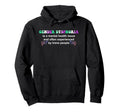 Gender Dysphoria Is Mental Health Hoodie - Aesthetic Graphic for Adults - T-Shirt, Sweatshirt, Hoodie