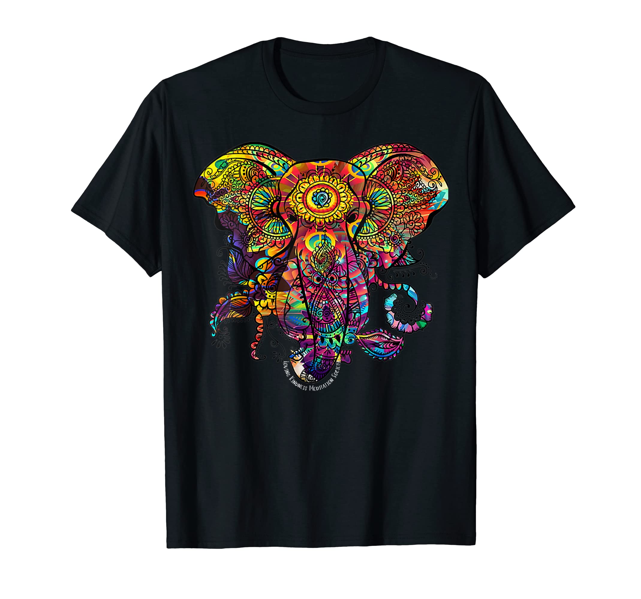 Elephants Compassion Mindfulness Loving T-Shirt - Graphic Print Unisex - T-Shirt, Sweatshirt, Hoodie