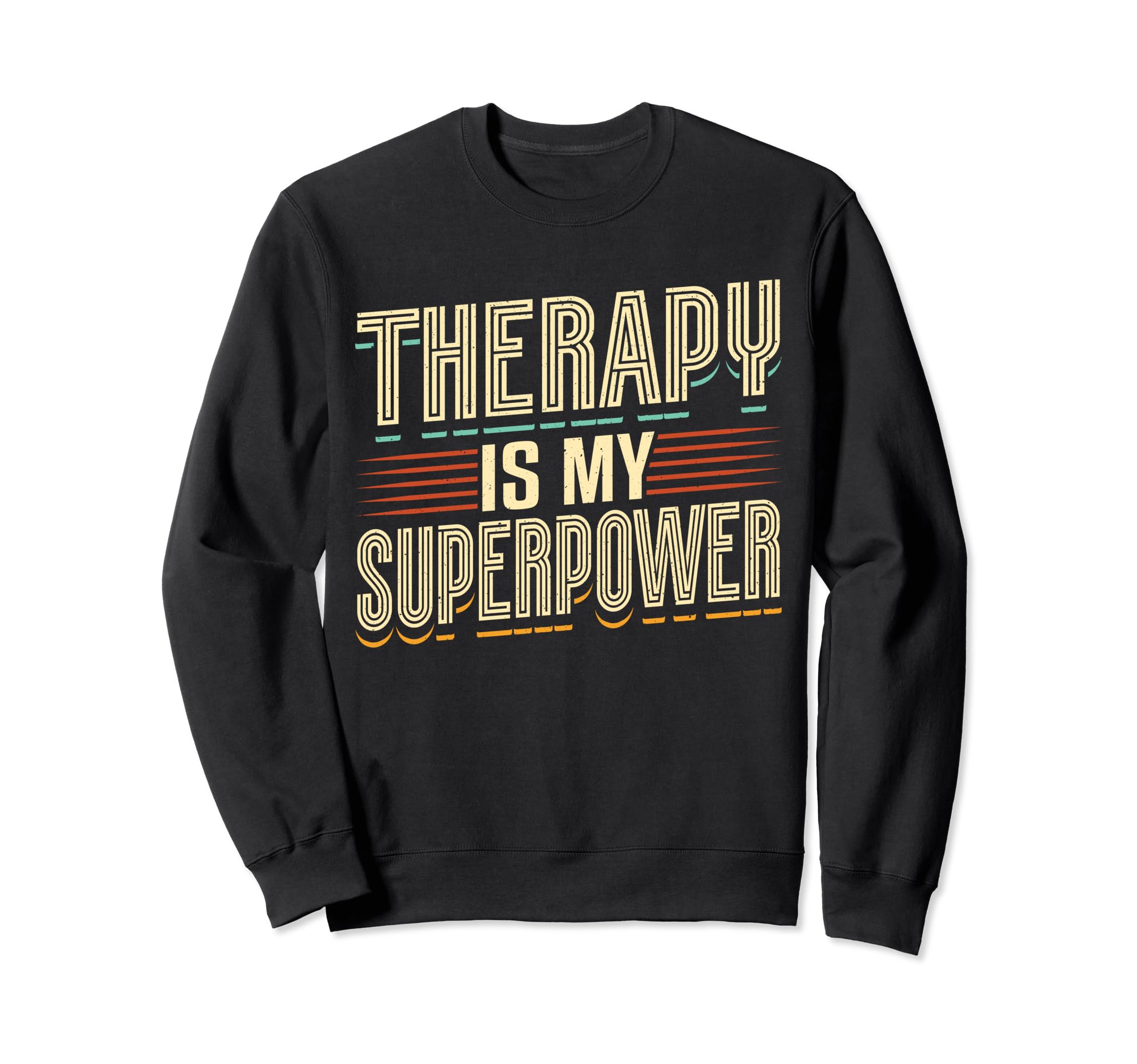 Mental Health And Wellbeing Go To Sweatshirt - Minimalist Print for Adults - T-Shirt, Sweatshirt, Hoodie