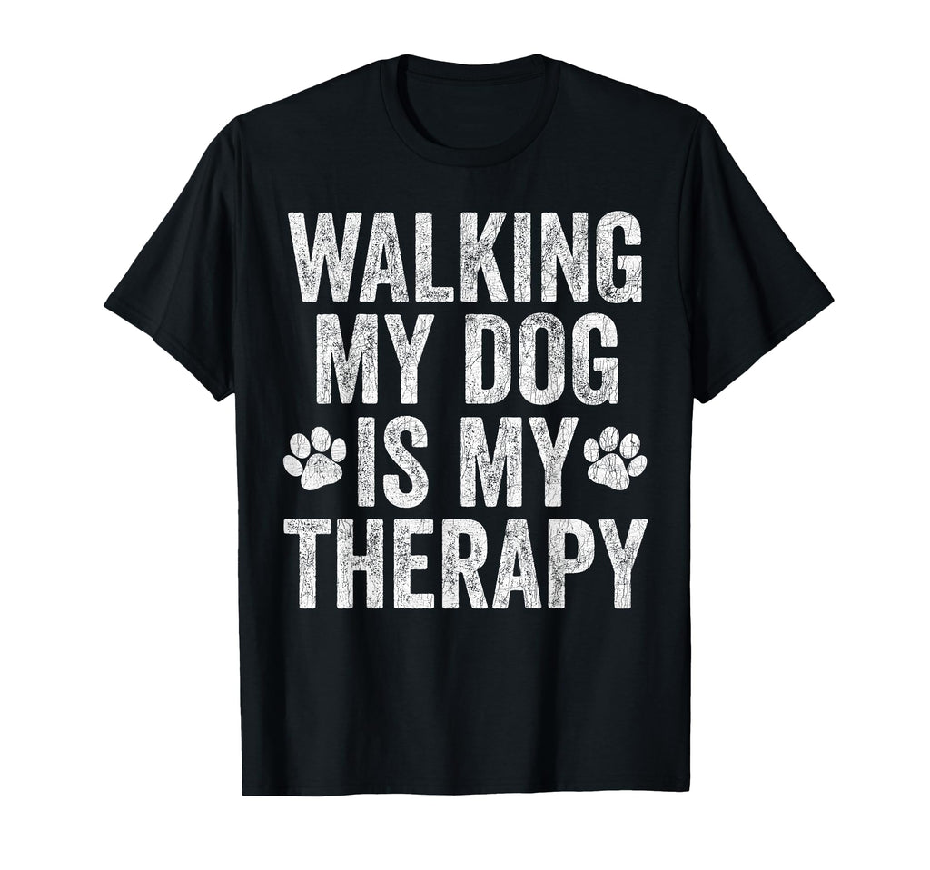 Dog Dad Fathers Day Walking My Dog Is T-Shirt - Fun Novelty Design Unisex - T-Shirt, Sweatshirt, Hoodie