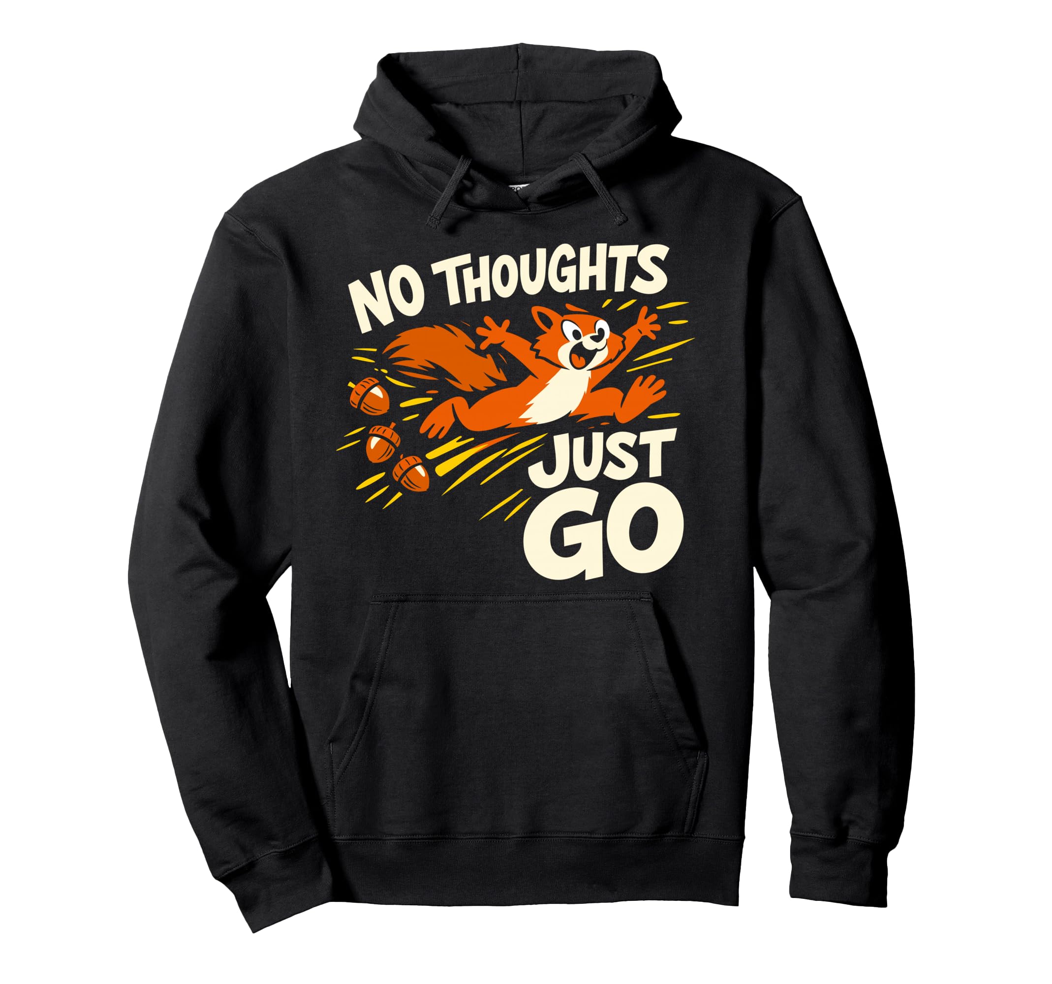 Funny Squirrel Chaotic Energy Hoodie - Streetwear Style for Adults - T-Shirt, Sweatshirt, Hoodie