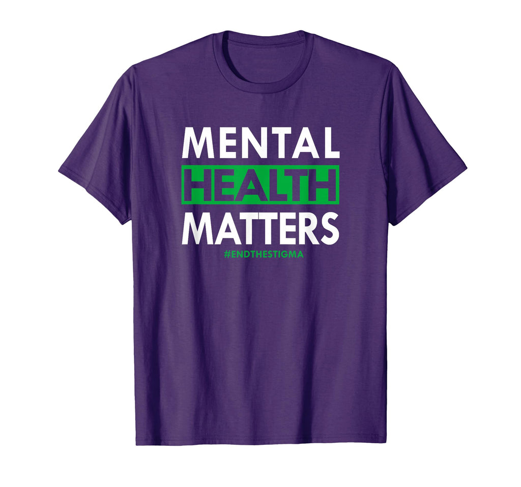 Mental Health Matters End Stigma Awareness T-Shirt - Unique Graphic Unisex - T-Shirt, Sweatshirt, Hoodie