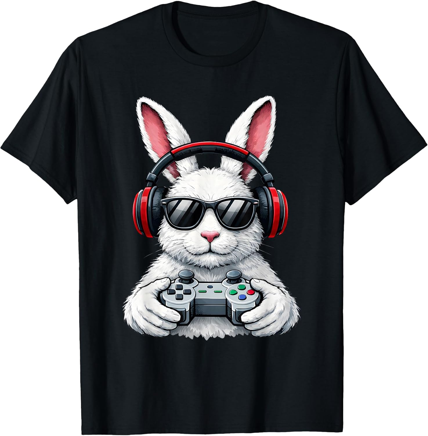 Funny Gaming Rabbit Easter Men Boy Toddler Shirts Unisex T-shirt, Sweatshirt, Hoodie, Long Sleeve Tee - T-Shirt, Sweatshirt, Hoodie