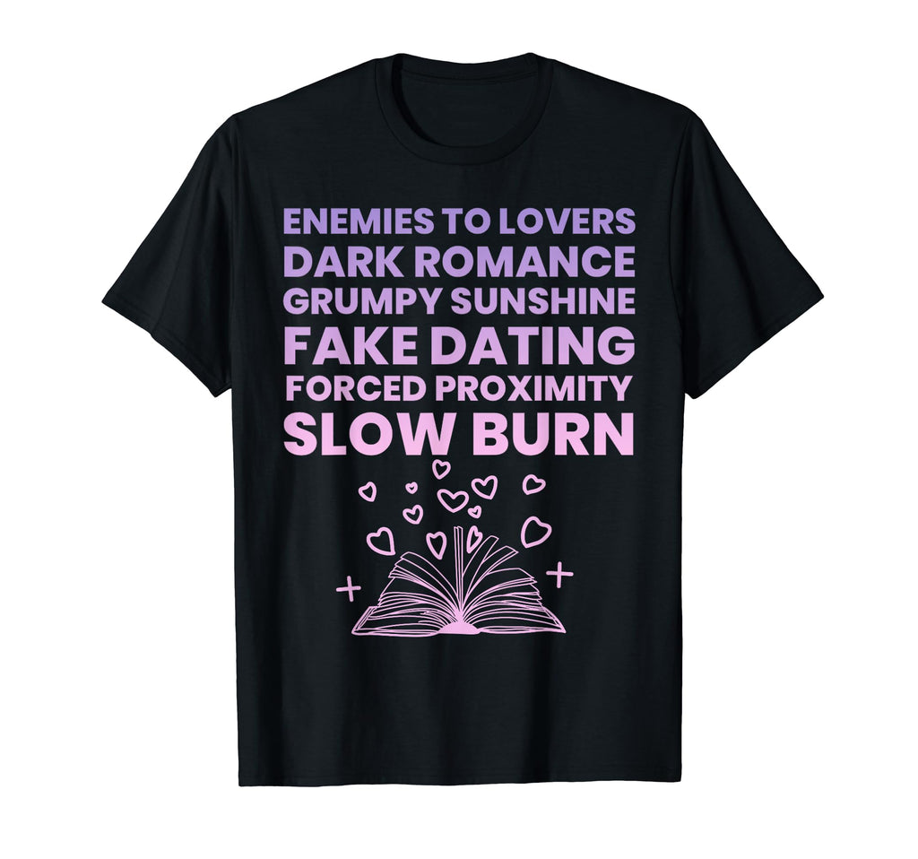 Bibliophile Romance Book Genre T-Shirt - Novelty Apparel Men Women - T-Shirt, Sweatshirt, Hoodie