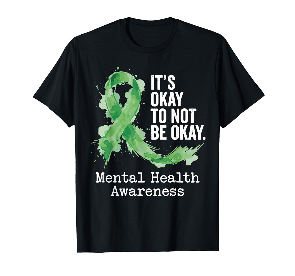 Mental Health Awareness Its Okay To T-Shirt - Minimalist Print for Adults - T-Shirt, Sweatshirt, Hoodie
