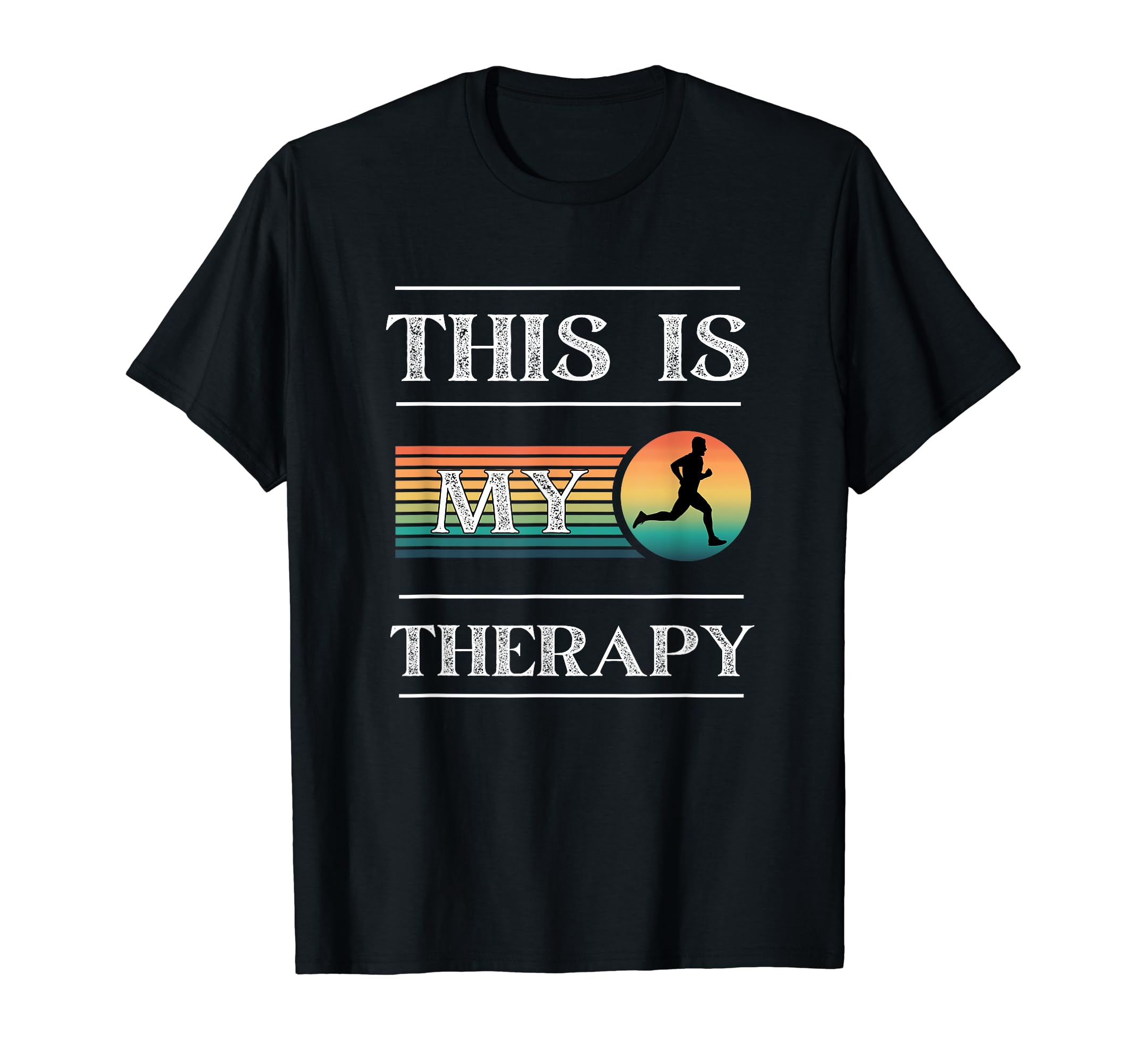 Running And Jogging Fun This Is My T-Shirt - Trendy Graphic for Adults - T-Shirt, Sweatshirt, Hoodie