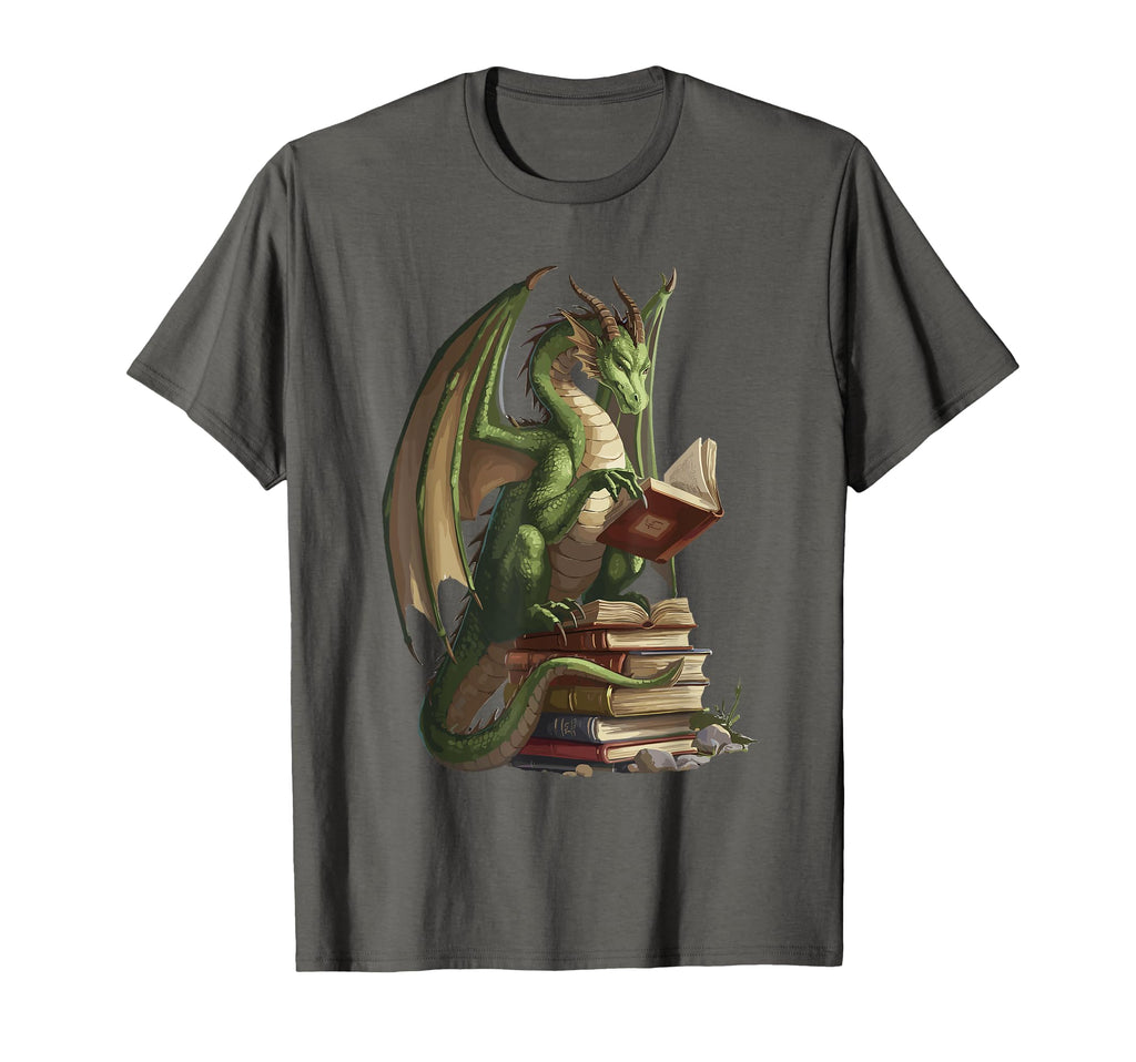 Bookworm Dragons Reading Book Love T-Shirt - Streetwear Style Unisex - T-Shirt, Sweatshirt, Hoodie