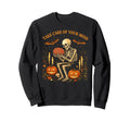 Mental Health Halloween Skeleton Sweatshirt - Custom Art Print for Adults - T-Shirt, Sweatshirt, Hoodie