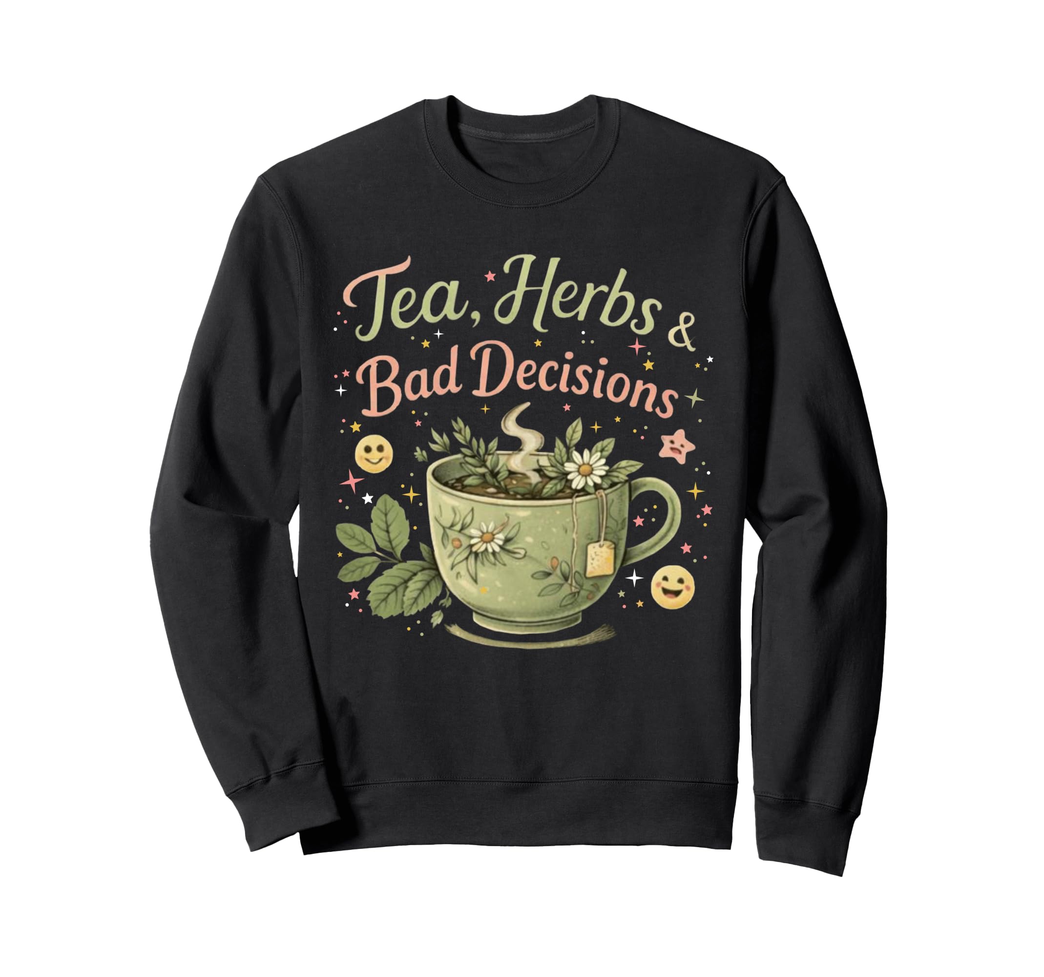 Funny Wellness Vibes Aesthetic Tea Sweatshirt - Streetwear Style Unisex - T-Shirt, Sweatshirt, Hoodie