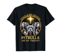 Jesus Is My Savior Pitbulls Are My T-Shirt - Novelty Apparel Men Women - T-Shirt, Sweatshirt, Hoodie