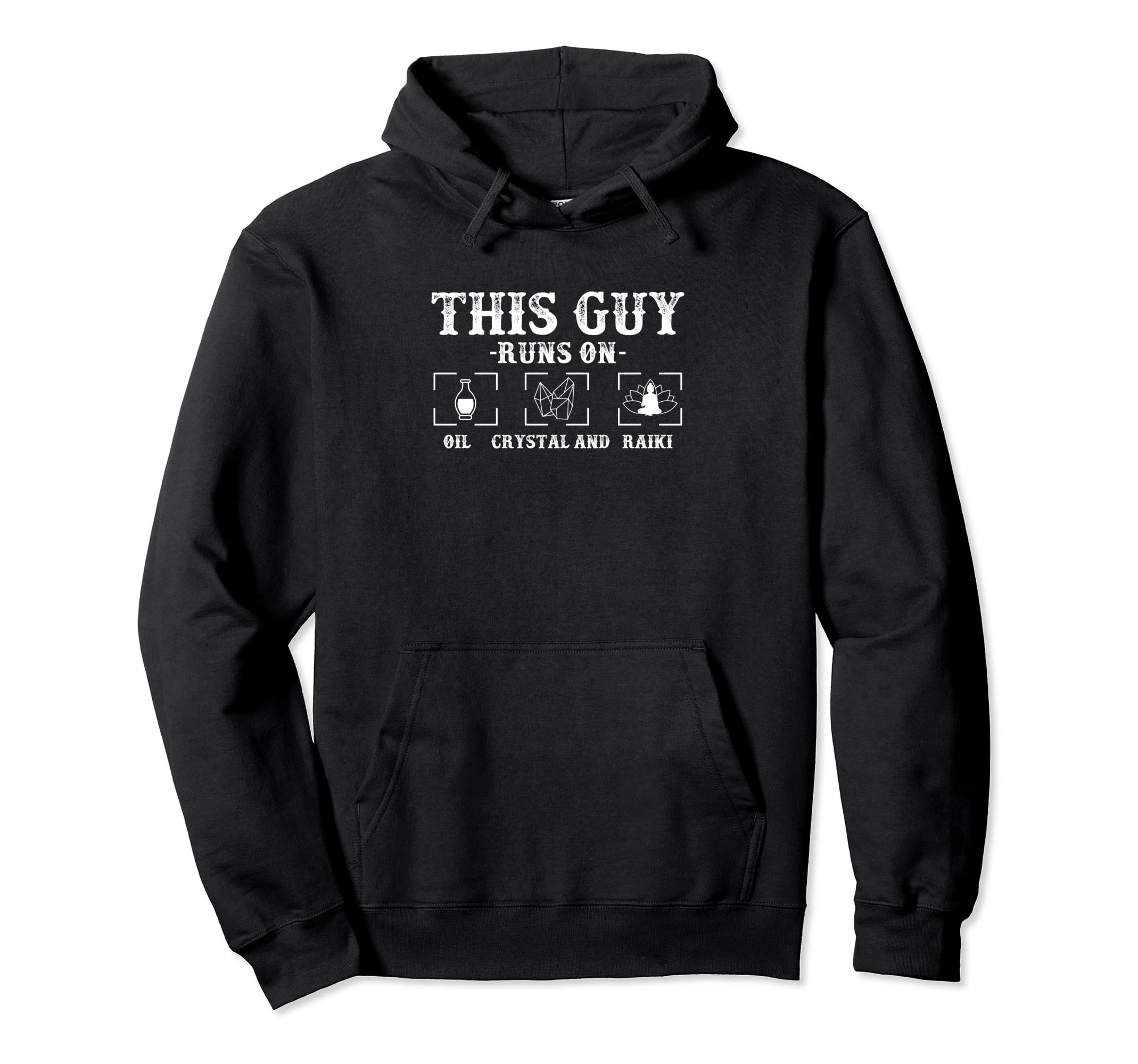 Reiki Practitioner Oil Crystals Reiki Hoodie - Graphic Print Men Women - T-Shirt, Sweatshirt, Hoodie
