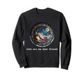 Cats Are My Best Friends Sacred Sweatshirt - Custom Art Print for Adults - T-Shirt, Sweatshirt, Hoodie