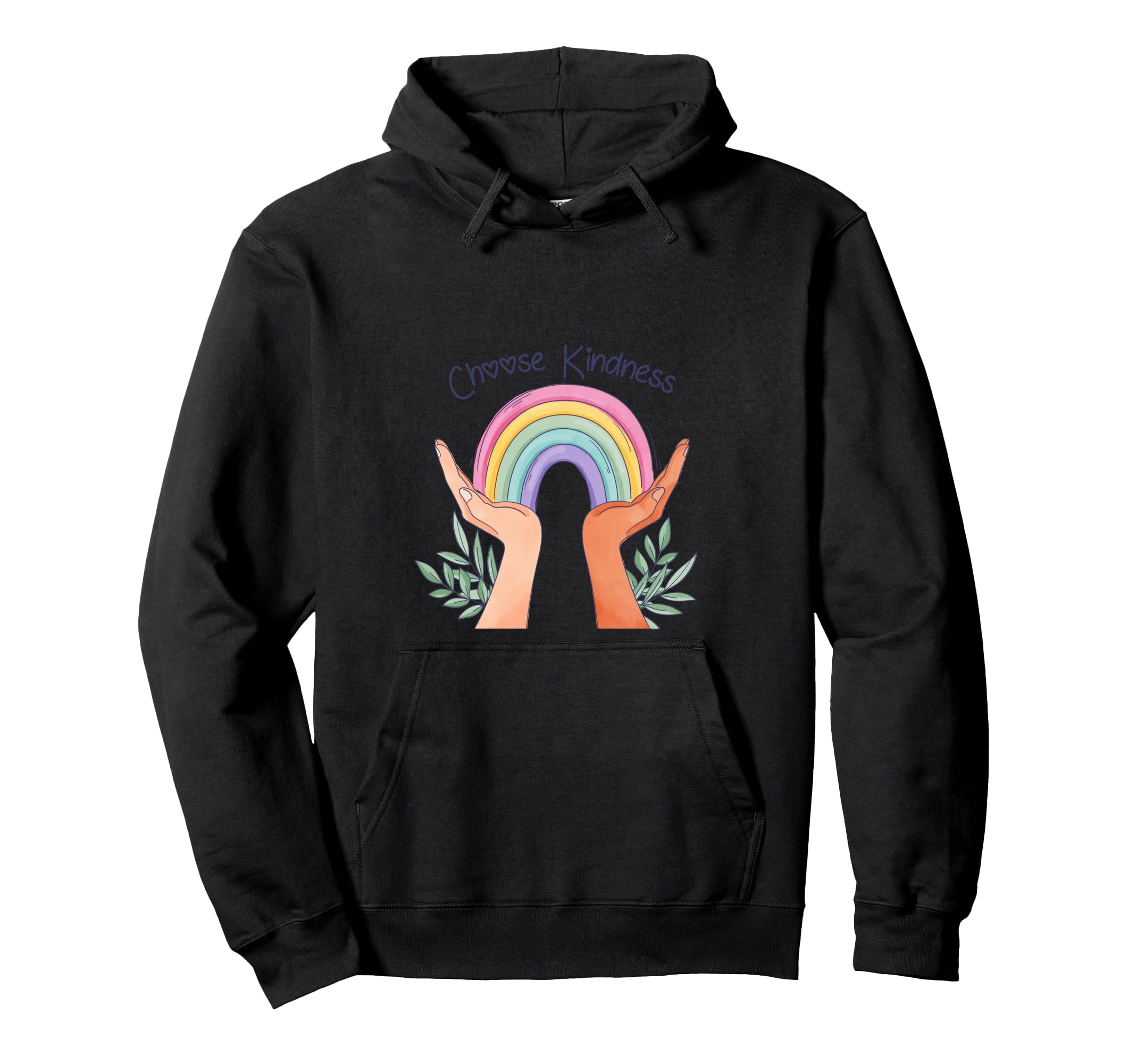 Choose Kindness Heart Positivity Be Kind Hoodie - Trendy Graphic Men Women - T-Shirt, Sweatshirt, Hoodie