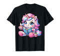 Funny Anime Kawaii Rainbow Unicorn T-Shirt - Aesthetic Graphic for Adults - T-Shirt, Sweatshirt, Hoodie