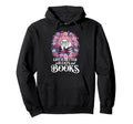 Books Cats Lover Reading Librarian Hoodie - Aesthetic Graphic for Adults - T-Shirt, Sweatshirt, Hoodie
