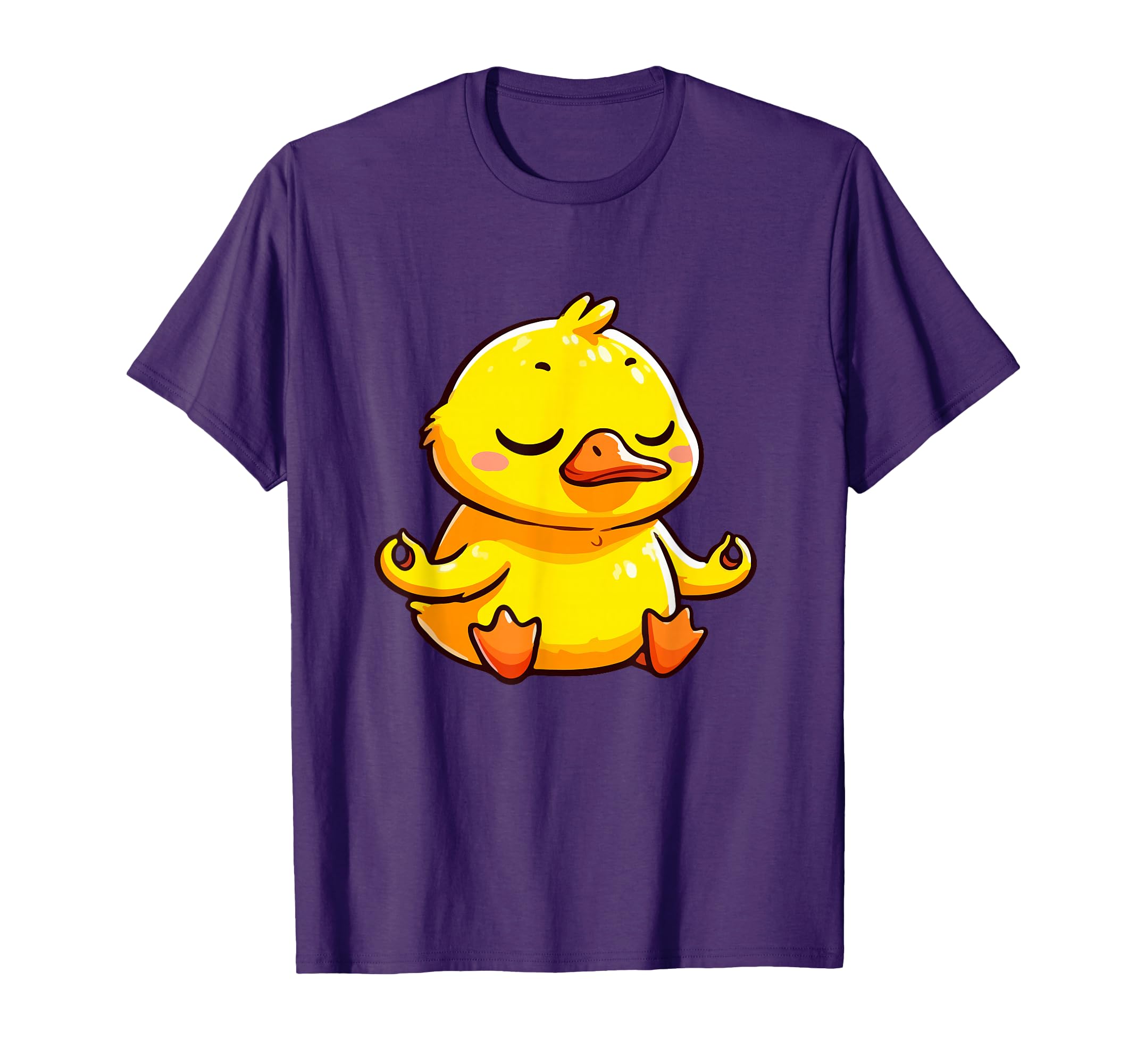 Meditation Duck Yoga Pose Relaxing T-Shirt - Casual Everyday Wear Unisex - T-Shirt, Sweatshirt, Hoodie