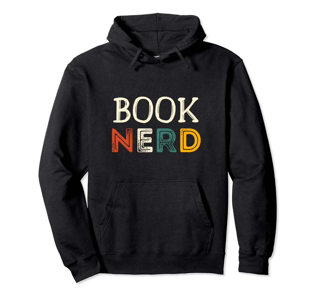 Book Nerd Love Reading Books Book Hoodie - Minimalist Print Men Women - T-Shirt, Sweatshirt, Hoodie
