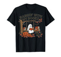 Halloween Ghost Hanging My Books T-Shirt - Fun Novelty Design Men Women - T-Shirt, Sweatshirt, Hoodie