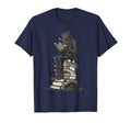 Reading Werewolf Coffee And Cat T-Shirt - Streetwear Style for Adults - T-Shirt, Sweatshirt, Hoodie