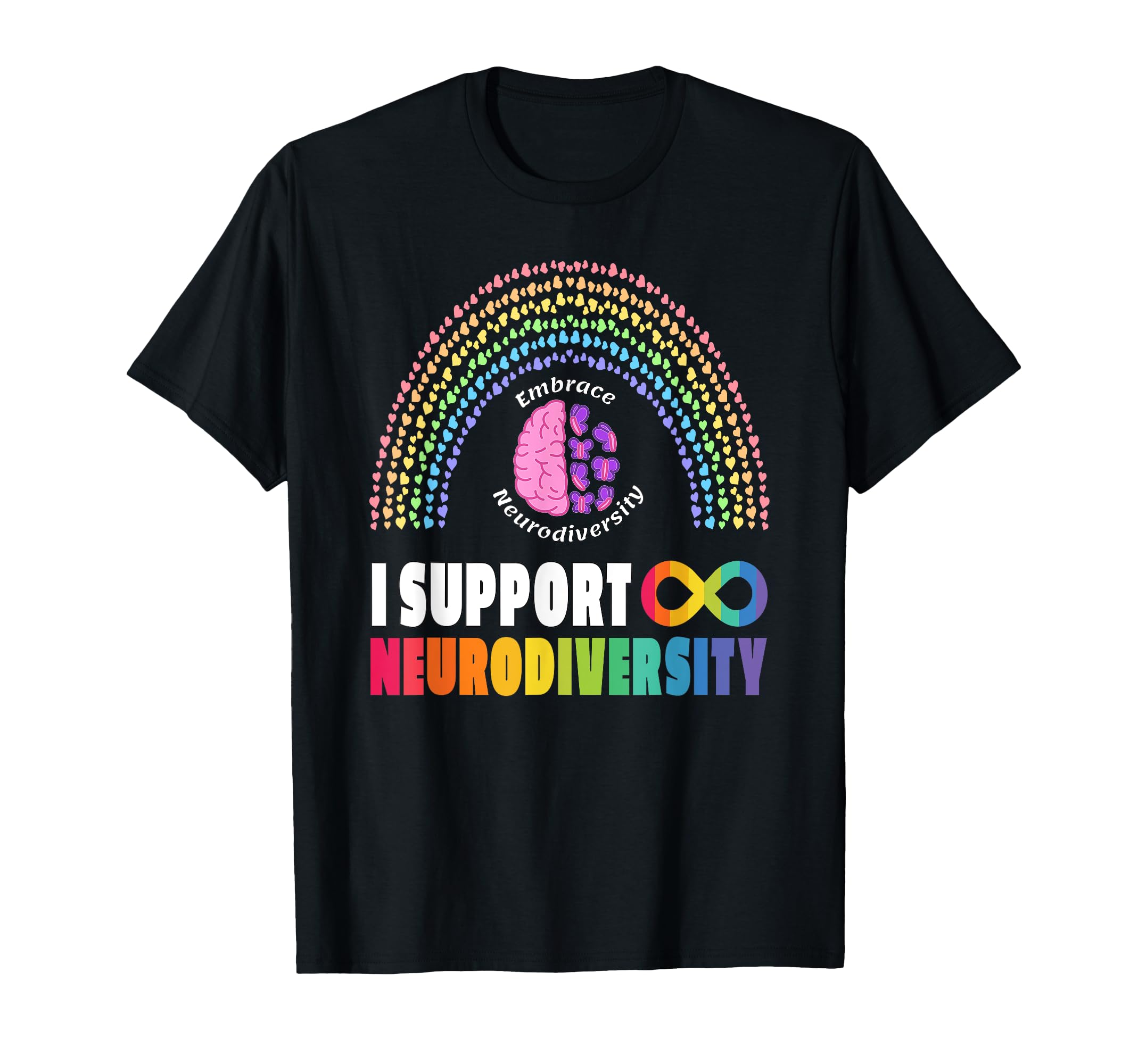 Embrace Neurodiversity Autism Spectrum T-Shirt - Novelty Apparel Men Women - T-Shirt, Sweatshirt, Hoodie