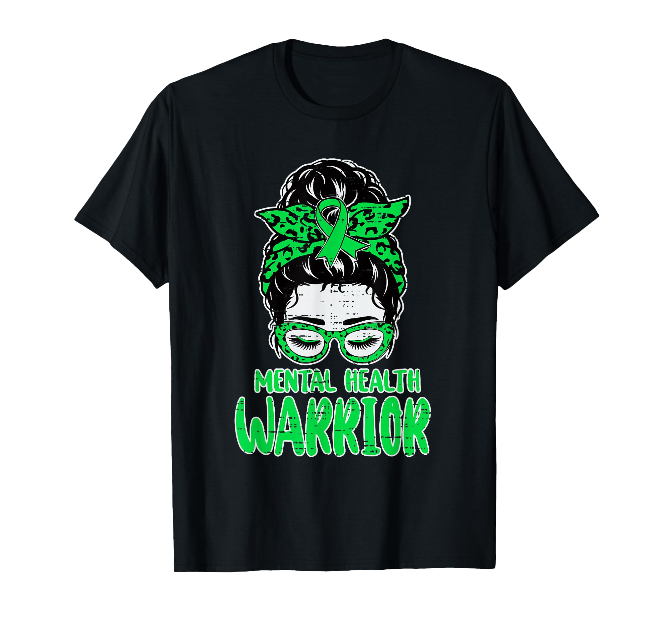 Mental Health Warrior Awareness T-Shirt - Aesthetic Graphic for Adults - T-Shirt, Sweatshirt, Hoodie