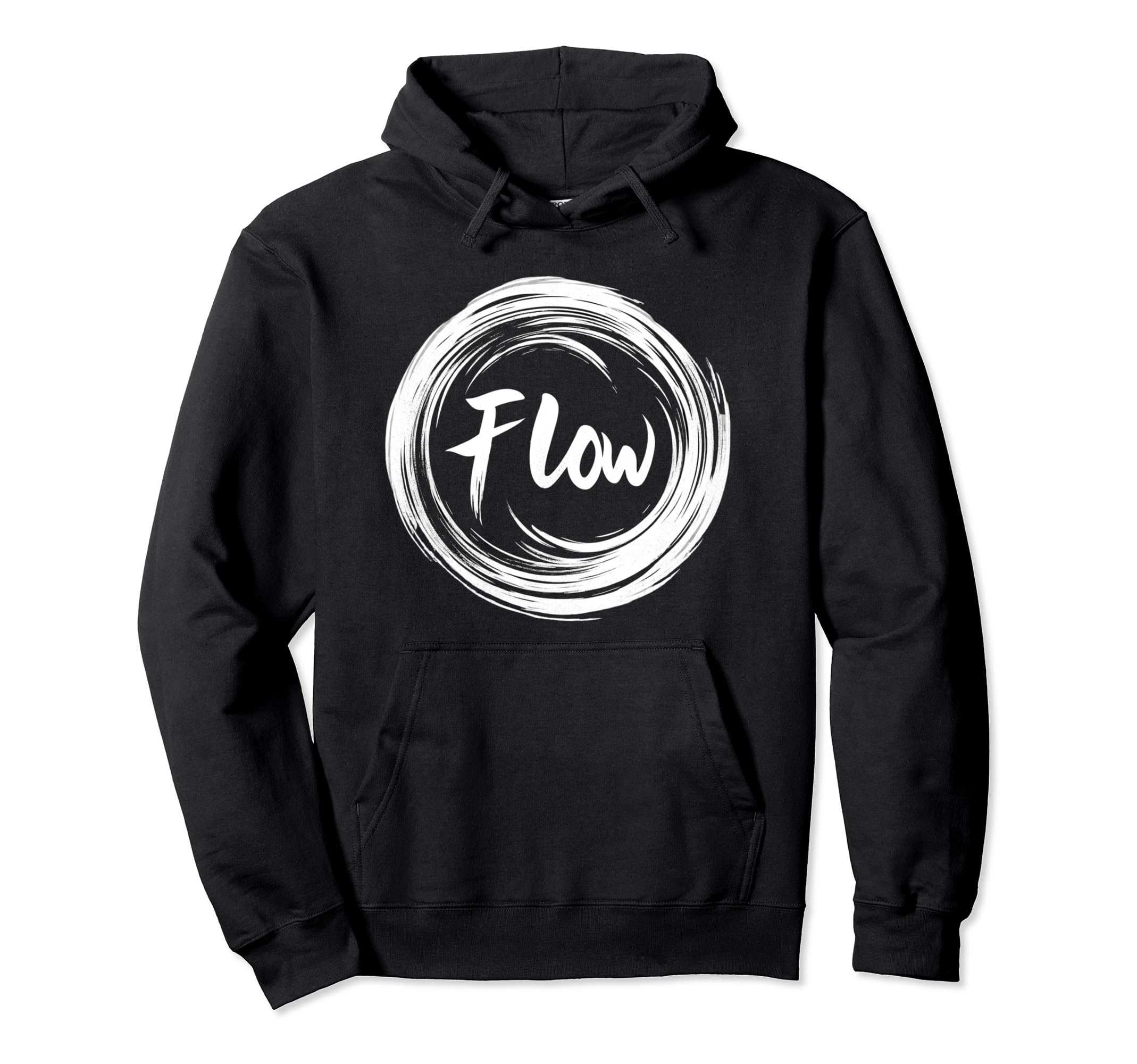 Zen Circle Flow Mindful Meditation Yogi Hoodie - Novelty Apparel Men Women - T-Shirt, Sweatshirt, Hoodie