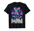 World Bookworms Be Book Dragon Reading T-Shirt - Fun Novelty Design Unisex - T-Shirt, Sweatshirt, Hoodie