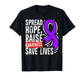 Spread Hope Raise Awareness Save Lives T-Shirt - Unique Graphic Men Women - T-Shirt, Sweatshirt, Hoodie