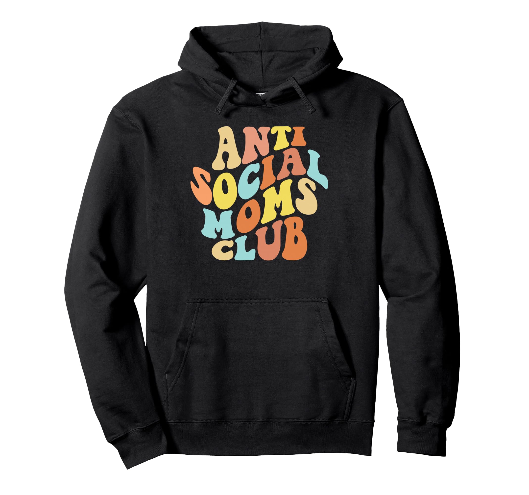 Anti Social Moms Club Introvert Hoodie - Aesthetic Graphic Men Women - T-Shirt, Sweatshirt, Hoodie