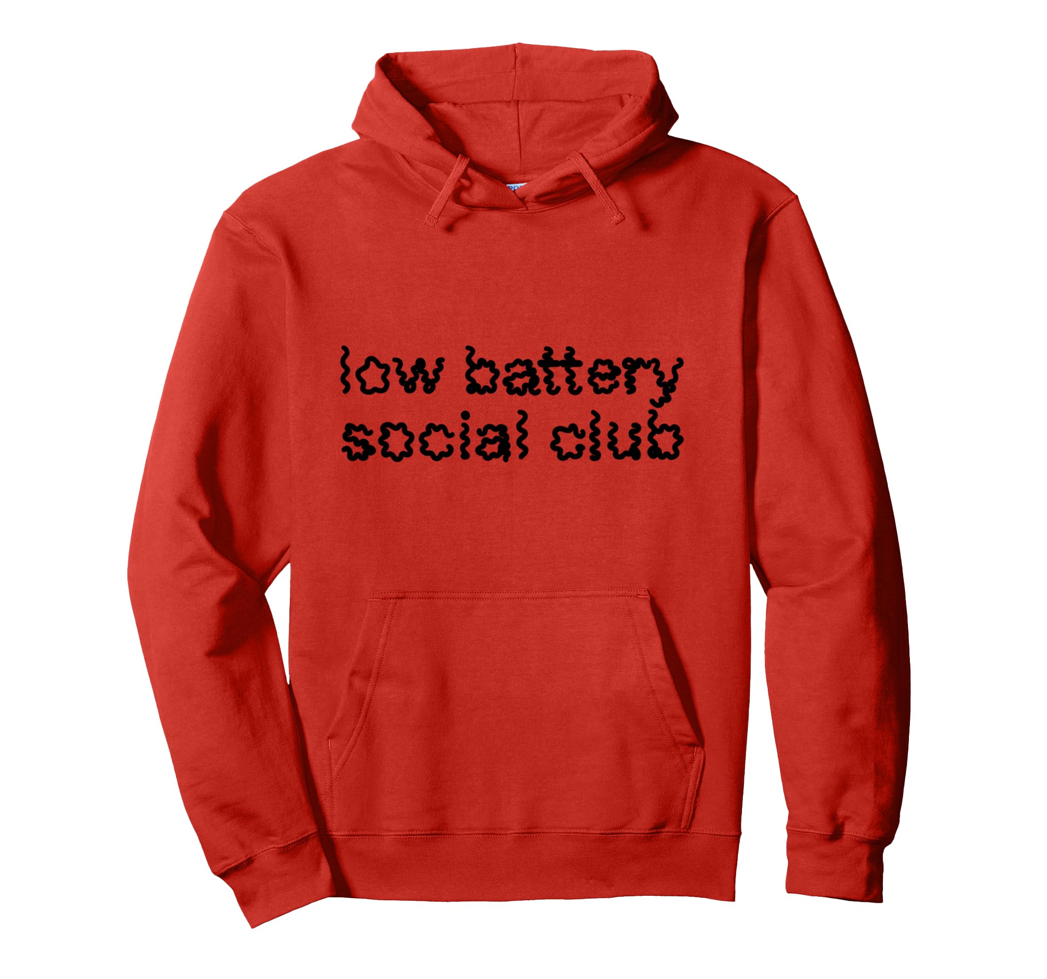 Low Battery Social Club Hoodie - Streetwear Style for Adults - T-Shirt, Sweatshirt, Hoodie