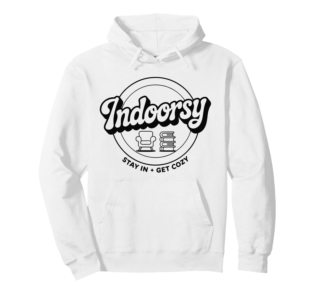 Indoorsy Antisocial Introvert Hoodie - Fun Novelty Design Men Women - T-Shirt, Sweatshirt, Hoodie