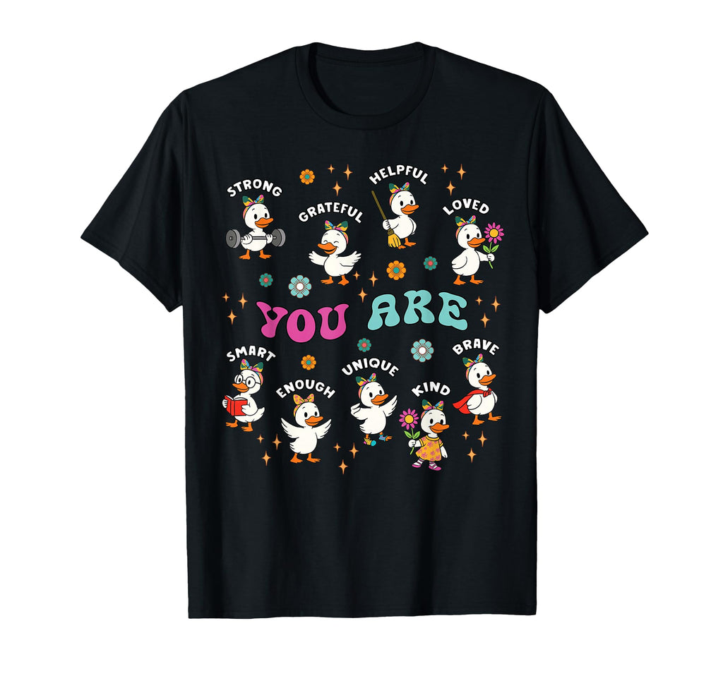 Goose Silly Teacher You Are Kind Loved T-Shirt - Trendy Graphic for Adults - T-Shirt, Sweatshirt, Hoodie