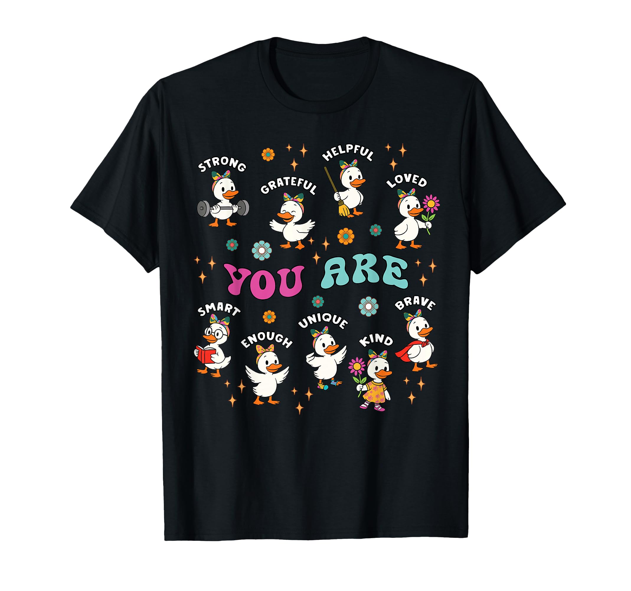 Goose Silly Teacher You Are Kind Loved T-Shirt - Trendy Graphic for Adults - T-Shirt, Sweatshirt, Hoodie