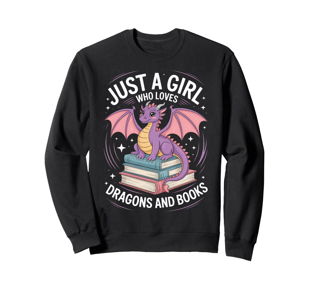 Reader Life Just Who Loves Sweatshirt - Casual Everyday Wear Men Women - T-Shirt, Sweatshirt, Hoodie