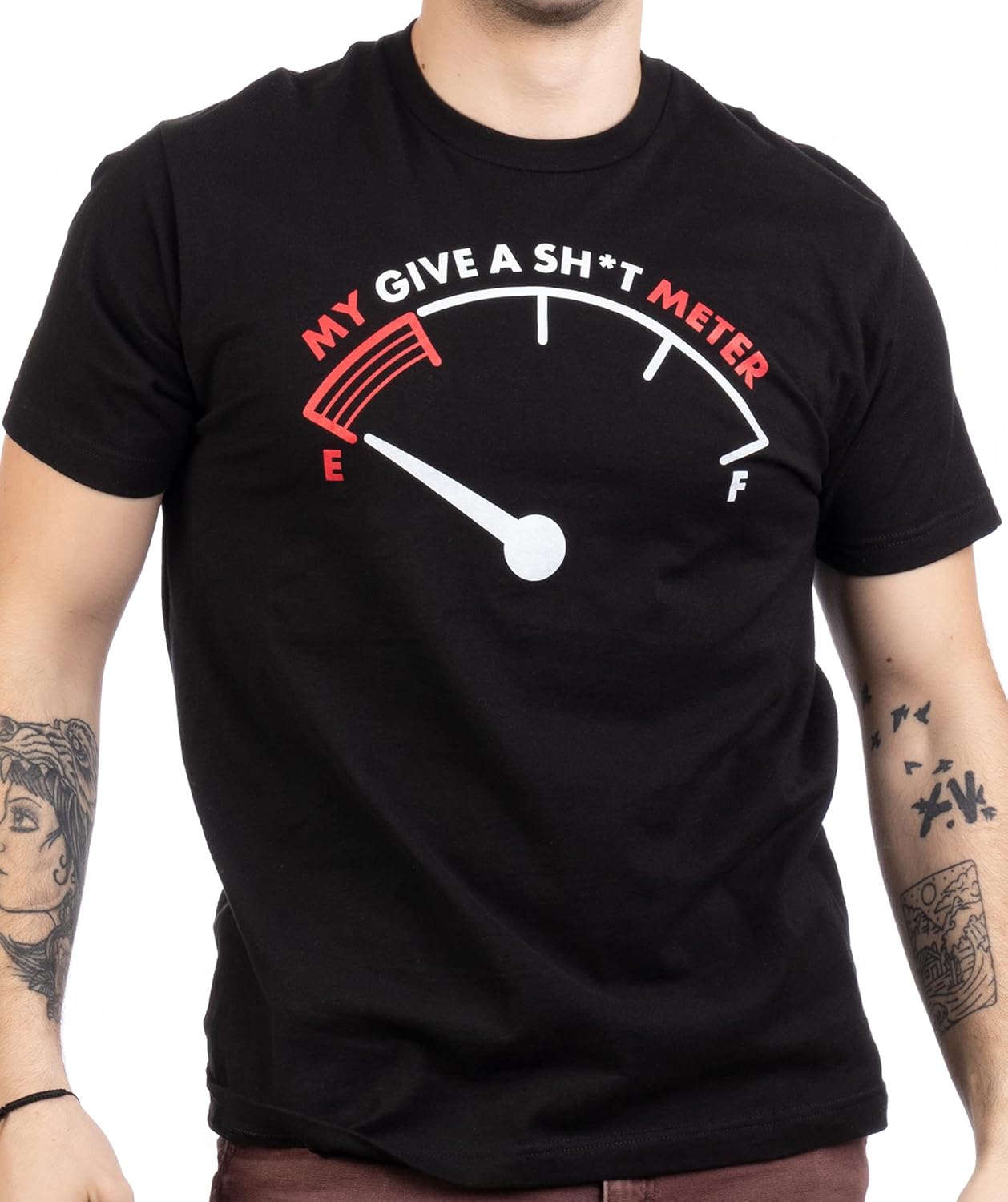 My Give a Sh*t Meter is Empty | Funny Sarcastic Saying Comment Joke Men T-Shirt Unisex T-shirt, Sweatshirt, Hoodie, Long Sleeve Tee - T-Shirt, Sweatshirt, Hoodie