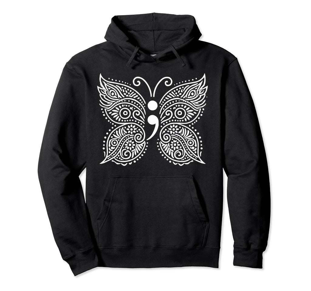 Suicide Awareness Depression Anxiety Hoodie - Minimalist Print Unisex - T-Shirt, Sweatshirt, Hoodie
