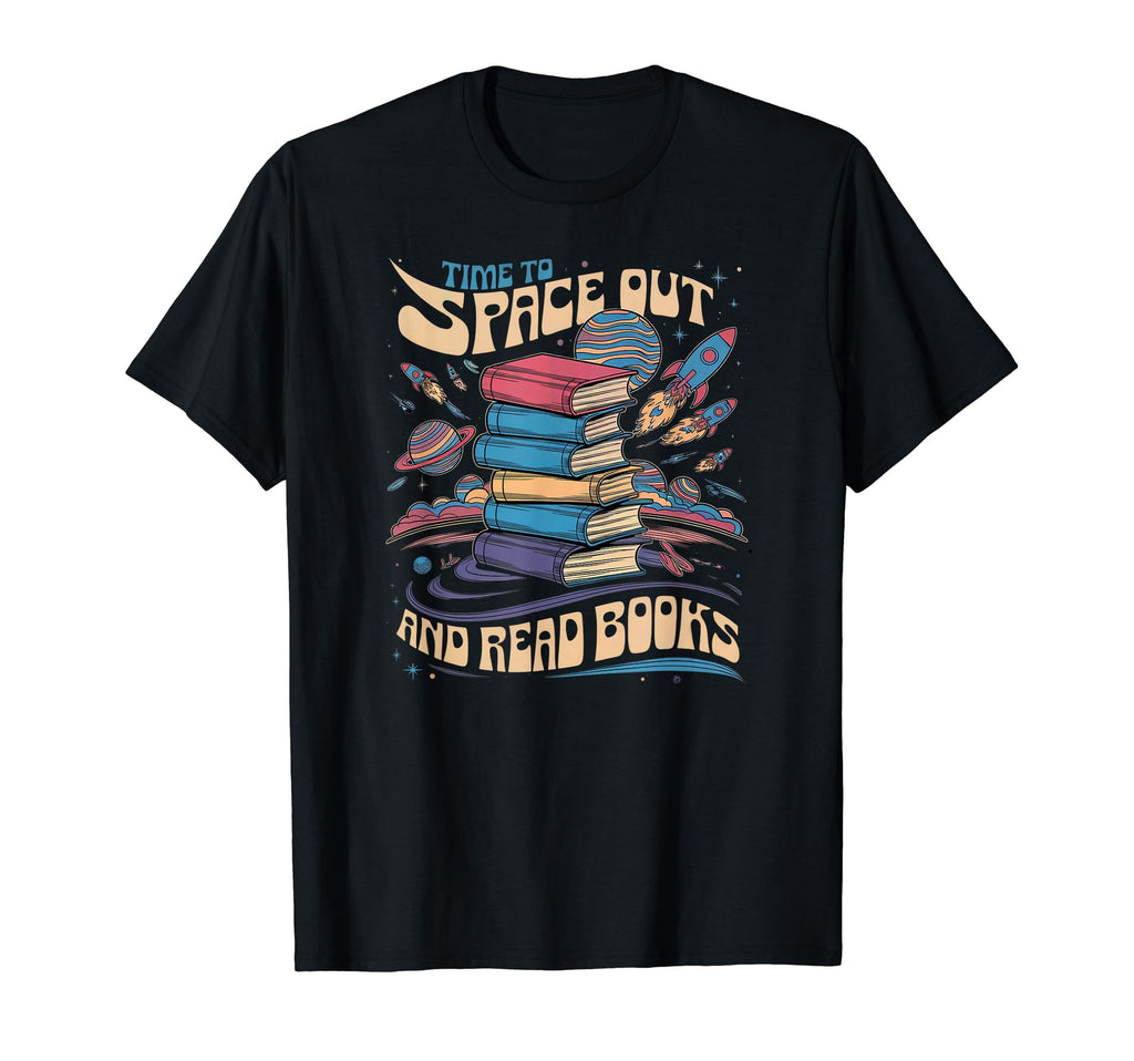 Book Lover Psychedelic Celestial T-Shirt - Fun Novelty Design for Adults - T-Shirt, Sweatshirt, Hoodie