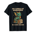 Book Dragon Kawaii Funny Bookworm Fantasy T-Shirt - Unique Graphic Unisex - T-Shirt, Sweatshirt, Hoodie