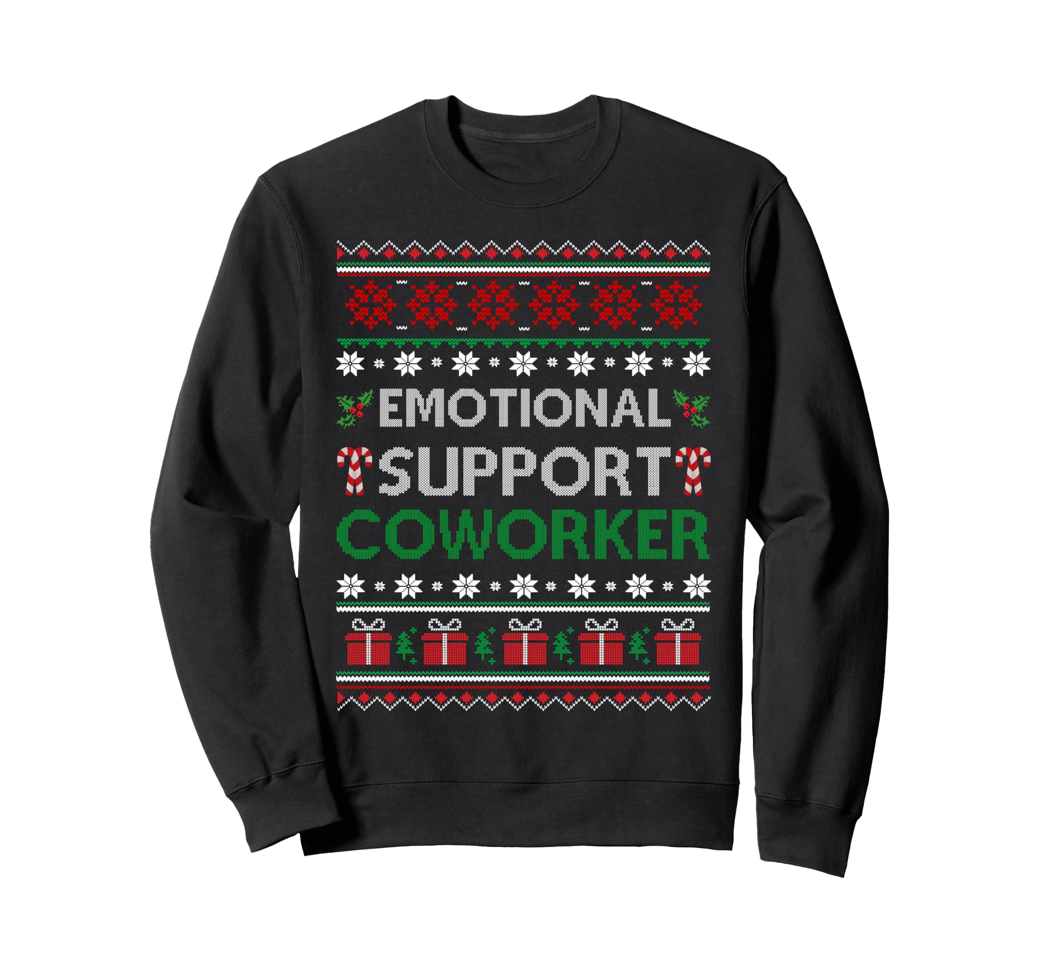 Funny Emotional Support Coworker Sweatshirt - Aesthetic Graphic Men Women - T-Shirt, Sweatshirt, Hoodie
