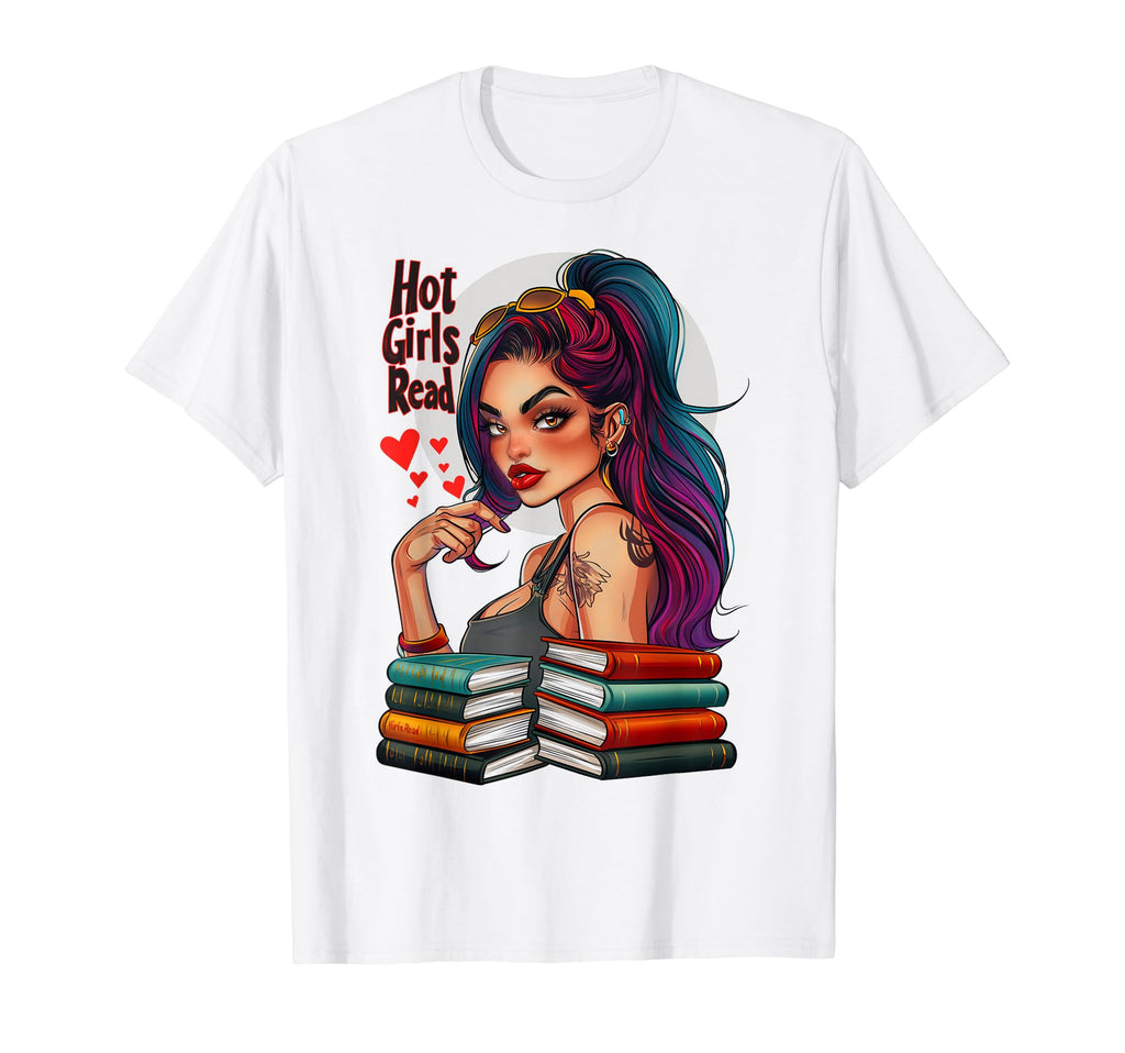 Hot Read Books Spicy Dark Romance T-Shirt - Aesthetic Graphic Unisex - T-Shirt, Sweatshirt, Hoodie