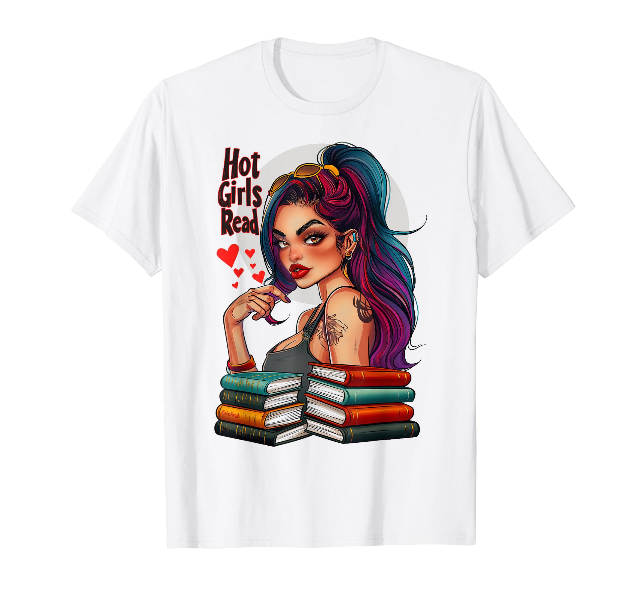 Hot Read Books Spicy Dark Romance T-Shirt - Aesthetic Graphic Unisex - T-Shirt, Sweatshirt, Hoodie