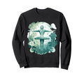 Serene Yoga Meditation Surrounded Sweatshirt - Custom Art Print for Adults - T-Shirt, Sweatshirt, Hoodie