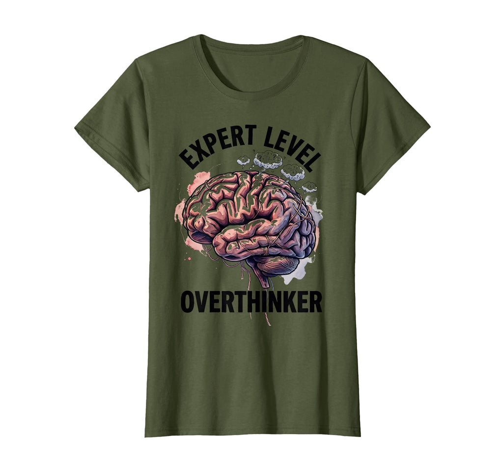 Expert Level Overthinker Funny T-Shirt - Streetwear Style Men Women - T-Shirt, Sweatshirt, Hoodie